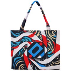 Abstract Background Pattern Mini Tote Bag