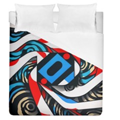 Abstract Background Pattern Duvet Cover (queen Size)