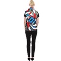 Abstract Background Pattern Women s Button Up Vest View2