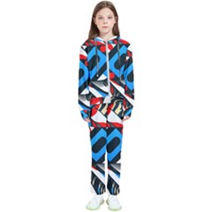 Abstract Background Pattern Kids  Tracksuit