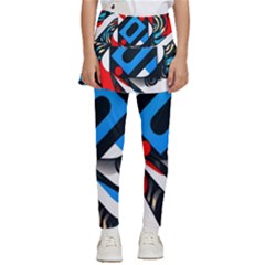 Abstract Background Pattern Kids  Skirted Pants