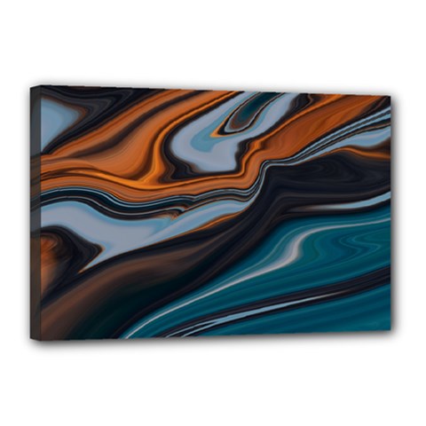 Background Pattern Design Abstract Canvas 18  X 12  (stretched)