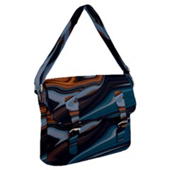 Background Pattern Design Abstract Buckle Messenger Bag