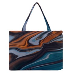 Background Pattern Design Abstract Zipper Medium Tote Bag