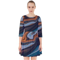 Background Pattern Design Abstract Smock Dress