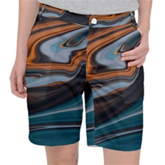 Background Pattern Design Abstract Pocket Shorts