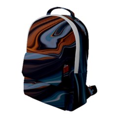 Background Pattern Design Abstract Flap Pocket Backpack (large)