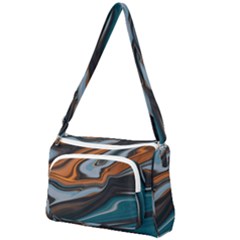 Background Pattern Design Abstract Front Pocket Crossbody Bag