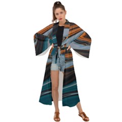 Background Pattern Design Abstract Maxi Kimono