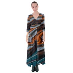 Background Pattern Design Abstract Button Up Maxi Dress