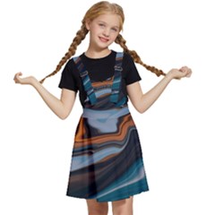 Background Pattern Design Abstract Kids  Apron Dress