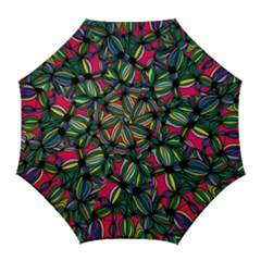 Background Pattern Flowers Seamless Golf Umbrellas