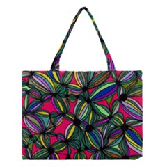 Background Pattern Flowers Seamless Medium Tote Bag by Jancukart