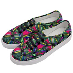 Background Pattern Flowers Seamless Women s Classic Low Top Sneakers