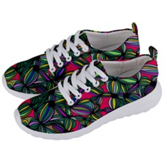 Background Pattern Flowers Seamless Men s Lightweight Sports Shoes