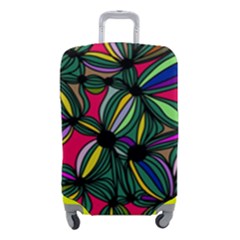 Background Pattern Flowers Seamless Luggage Cover (small)