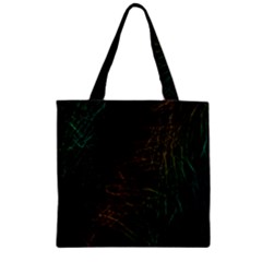 Background Pattern Texture Design Zipper Grocery Tote Bag