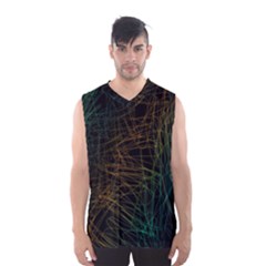 Background Pattern Texture Design Men s Basketball Tank Top