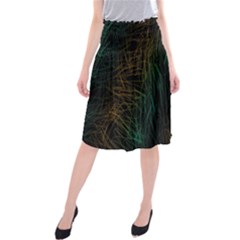 Background Pattern Texture Design Midi Beach Skirt