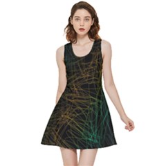 Background Pattern Texture Design Inside Out Reversible Sleeveless Dress