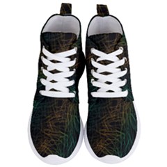 Background Pattern Texture Design Women s Lightweight High Top Sneakers