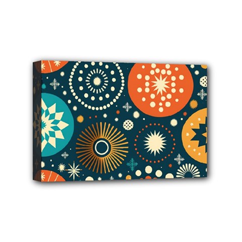 Abstract Pattern Mini Canvas 6  X 4  (stretched)