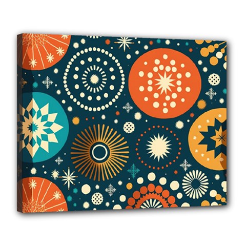 Abstract Pattern Canvas 20  X 16  (stretched)