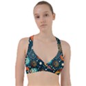 Abstract Pattern Sweetheart Sports Bra View1