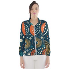 Abstract Pattern Women s Windbreaker