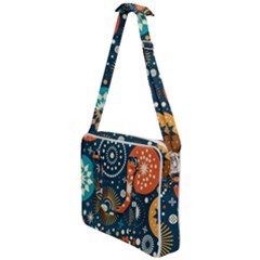 Abstract Pattern Cross Body Office Bag