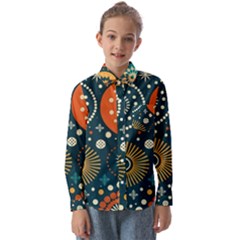 Abstract Pattern Kids  Long Sleeve Shirt