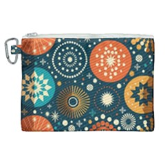 Abstract Pattern Canvas Cosmetic Bag (xl)