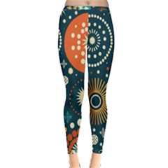 Abstract Pattern Inside Out Leggings