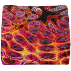 Fractal Black Texture Wallpaper Seat Cushion