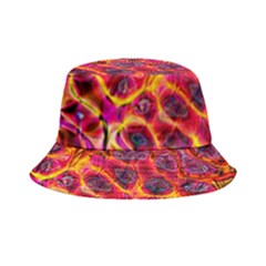 Fractal Black Texture Wallpaper Bucket Hat