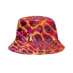 Fractal Black Texture Wallpaper Inside Out Bucket Hat