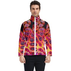 Fractal Black Texture Wallpaper Men s Bomber Jacket