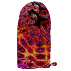 Fractal Black Texture Wallpaper Microwave Oven Glove