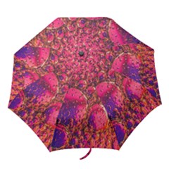 Colorful Bubbles Abstract Art Folding Umbrellas