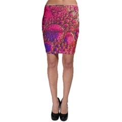 Colorful Bubbles Abstract Art Bodycon Skirt