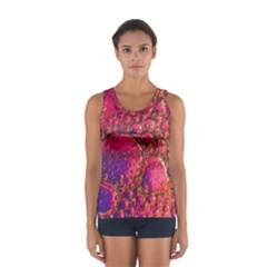 Colorful Bubbles Abstract Art Sport Tank Top 