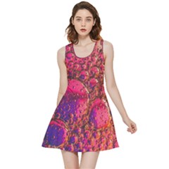 Colorful Bubbles Abstract Art Inside Out Reversible Sleeveless Dress