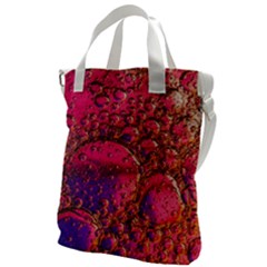 Colorful Bubbles Abstract Art Canvas Messenger Bag