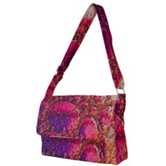 Colorful Bubbles Abstract Art Full Print Messenger Bag (s) by Jancukart