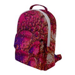 Colorful Bubbles Abstract Art Flap Pocket Backpack (large) by Jancukart