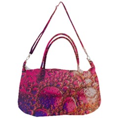 Colorful Bubbles Abstract Art Removal Strap Handbag