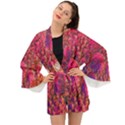 Colorful Bubbles Abstract Art Long Sleeve Kimono View1