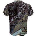 Black Marble Abstract Pattern Texture Men s Cotton Tee View2