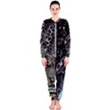 Black Marble Abstract Pattern Texture OnePiece Jumpsuit (Ladies) View1