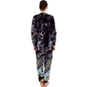 Black Marble Abstract Pattern Texture OnePiece Jumpsuit (Ladies) View2